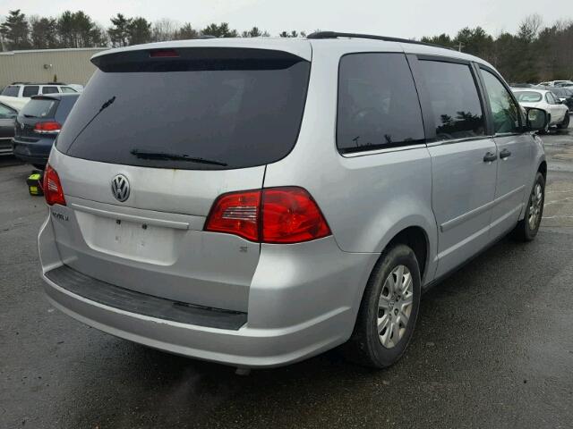 2V8HW44169R559605 - 2009 VOLKSWAGEN ROUTAN S ვერცხლისფერი ფოტო 4