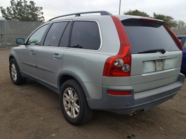 YV1CZ91HX41035490 - 2004 VOLVO XC90 T6 SILVER photo 3