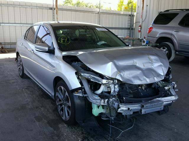 1HGCR2F52DA111250 - 2013 HONDA ACCORD SPO SILVER photo 1