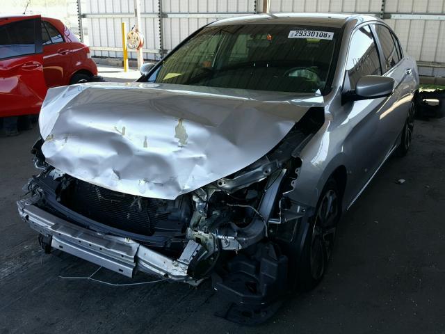 1HGCR2F52DA111250 - 2013 HONDA ACCORD SPO SILVER photo 2