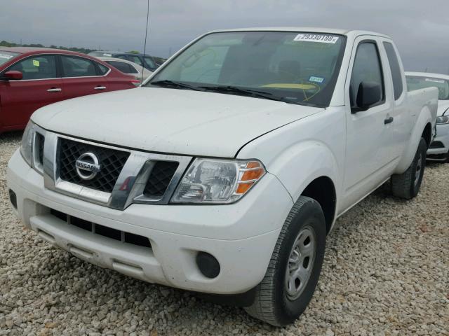 1N6BD0CT6FN710581 - 2015 NISSAN FRONTIER S WHITE photo 2