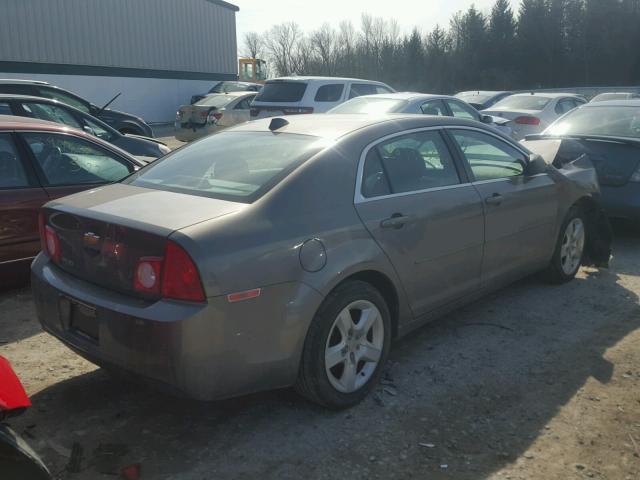 1G1ZB5E06CF150311 - 2012 CHEVROLET MALIBU LS ნაცრისფერი ფოტო 4