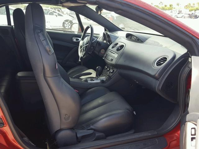 4A3AL25F88E035336 - 2008 MITSUBISHI ECLIPSE SP RED photo 5