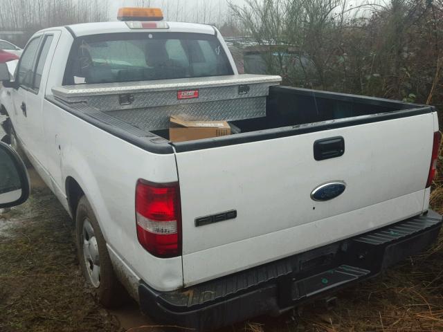 1FTRX12W27FA49346 - 2007 FORD F150 WHITE photo 3