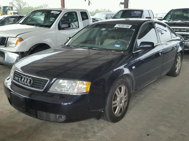 WAUED64B11N075624 - 2001 AUDI A6 2.7T QU BLUE photo 2