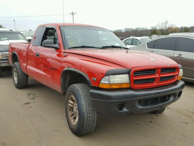 1B7GG22X6YS563263 - 2000 DODGE DAKOTA RED photo 1