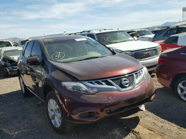 JN8AZ1MU8EW415797 - 2014 NISSAN MURANO S BURGUNDY photo 1