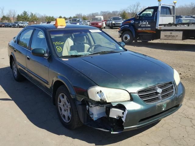 JN1CA31D51T803645 - 2001 NISSAN MAXIMA GXE GREEN photo 1