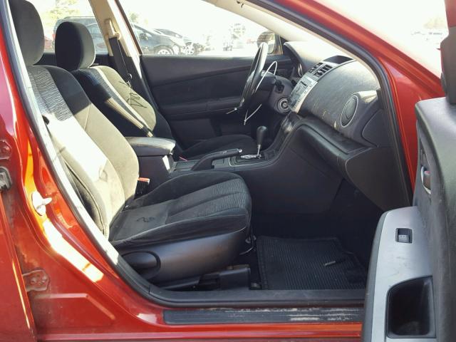 1YVHZ8BH5A5M21608 - 2010 MAZDA 6 I RED photo 5