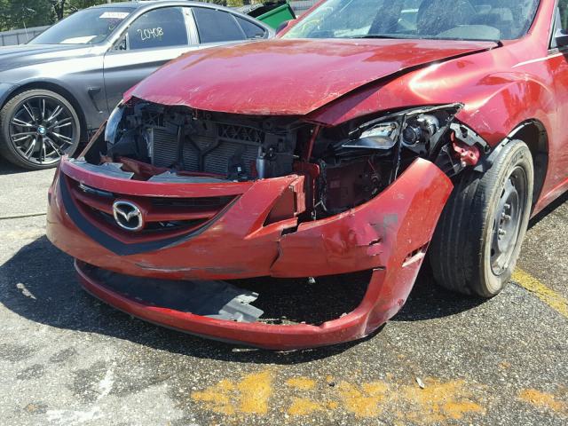 1YVHZ8BH5A5M21608 - 2010 MAZDA 6 I RED photo 9