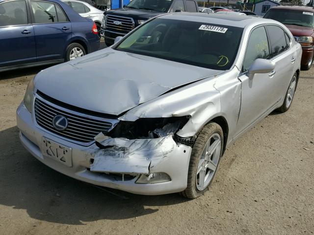 JTHDU46F485001688 - 2008 LEXUS LS 600HL SILVER photo 2