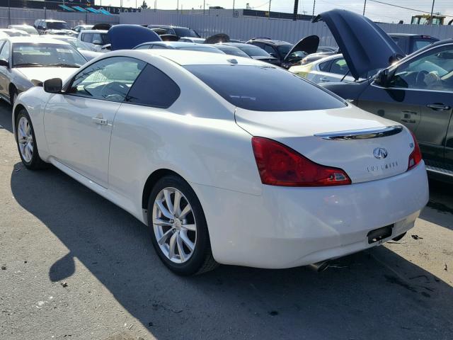 JN1CV6EK5BM213617 - 2011 INFINITI G37 BASE WHITE photo 3