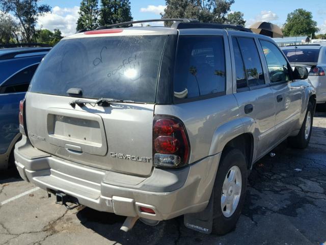 1GNDS13S032338903 - 2003 CHEVROLET TRAILBLAZE TAN photo 4