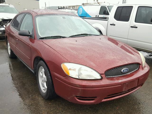 1FAFP53224G150081 - 2004 FORD TAURUS SE BURGUNDY photo 1