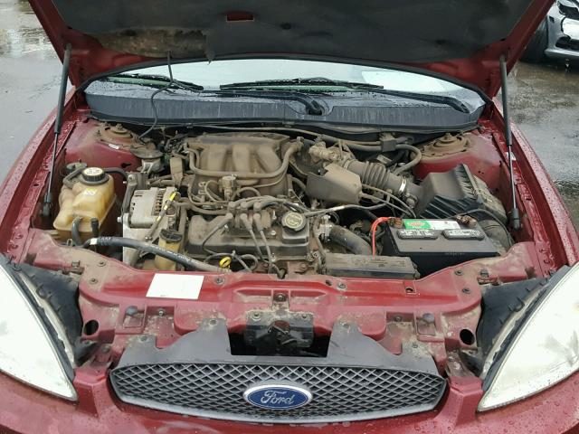 1FAFP53224G150081 - 2004 FORD TAURUS SE BURGUNDY photo 7