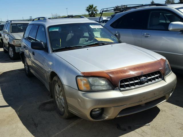 4S3BH675637617016 - 2003 SUBARU LEGACY OUT SILVER photo 1