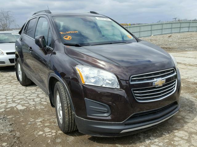 KL7CJLSB7FB219204 - 2015 CHEVROLET TRAX 1LT BROWN photo 1