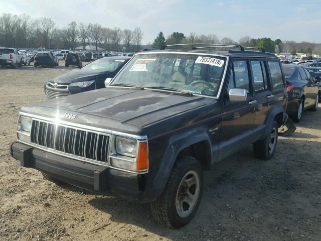 1J4FT58S4NL239300 - 1992 JEEP CHEROKEE L BLACK photo 2