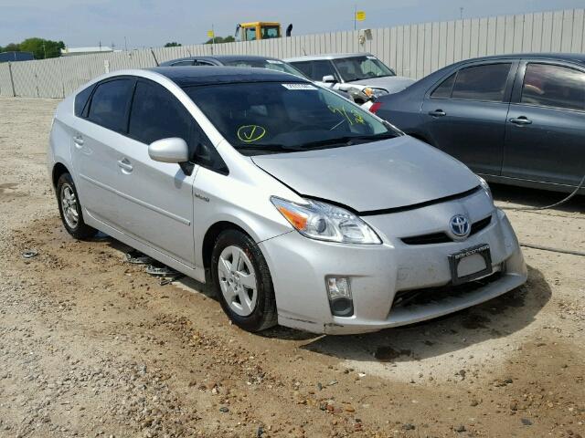 JTDKN3DU0A0147607 - 2010 TOYOTA PRIUS SILVER photo 1