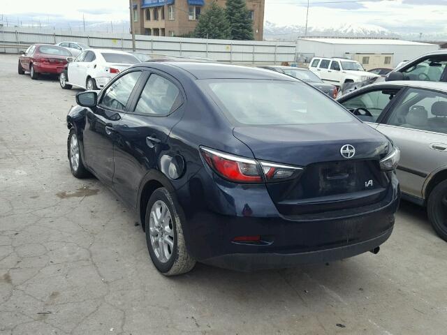 3MYDLBZV6GY133091 - 2016 TOYOTA SCION IA BLUE photo 3