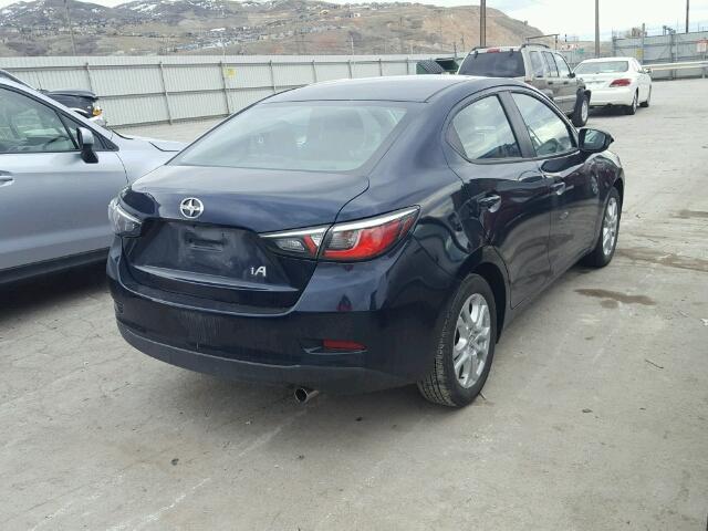 3MYDLBZV6GY133091 - 2016 TOYOTA SCION IA BLUE photo 4