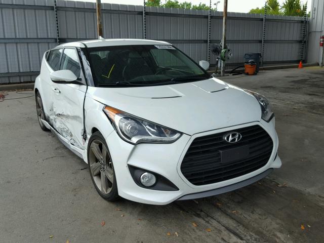 KMHTC6AE2FU226149 - 2015 HYUNDAI VELOSTER T WHITE photo 1