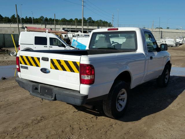 1FTYR10D78PB04005 - 2008 FORD RANGER WHITE photo 4