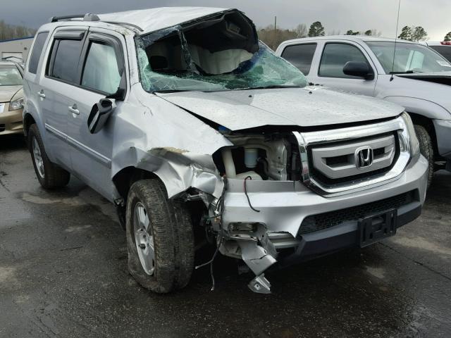 5FNYF3H45BB012529 - 2011 HONDA PILOT EX SILVER photo 1