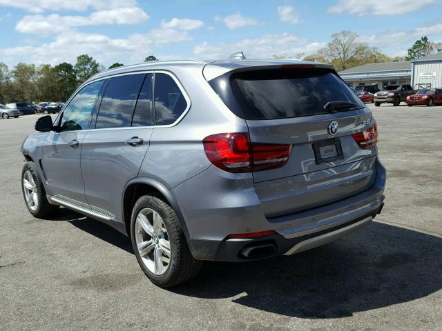 5UXKR6C56F0J77085 - 2015 BMW X5 XDRIVE5 SILVER photo 3