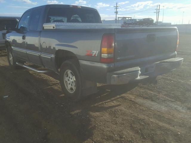 1GCEK19T5YE200194 - 2000 CHEVROLET SILVERADO GRAY photo 3