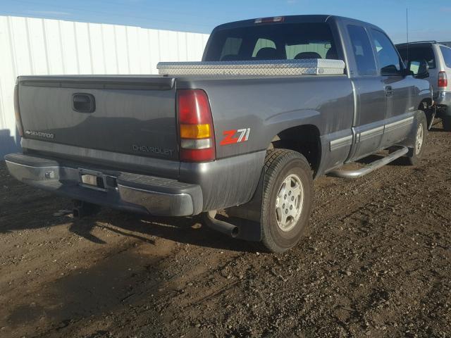 1GCEK19T5YE200194 - 2000 CHEVROLET SILVERADO GRAY photo 4