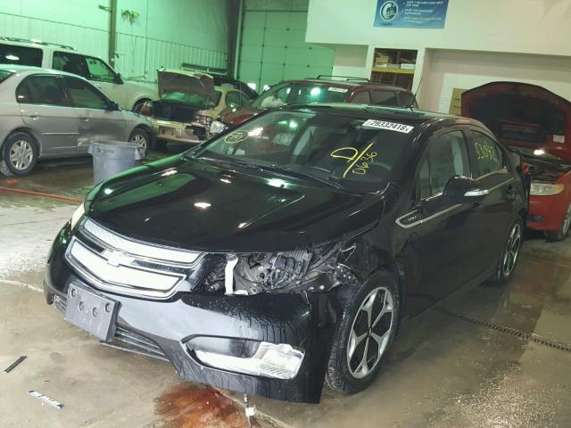 1G1RA6E43DU100636 - 2013 CHEVROLET VOLT BLACK photo 2