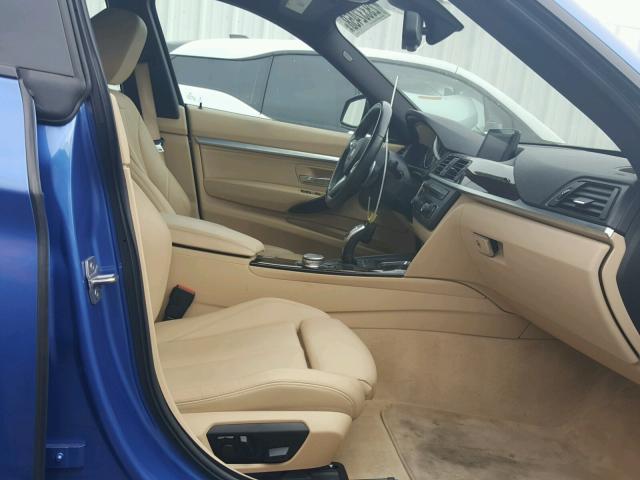 WBA8Z5C52FGS36238 - 2015 BMW 328 XIGT BLUE photo 5