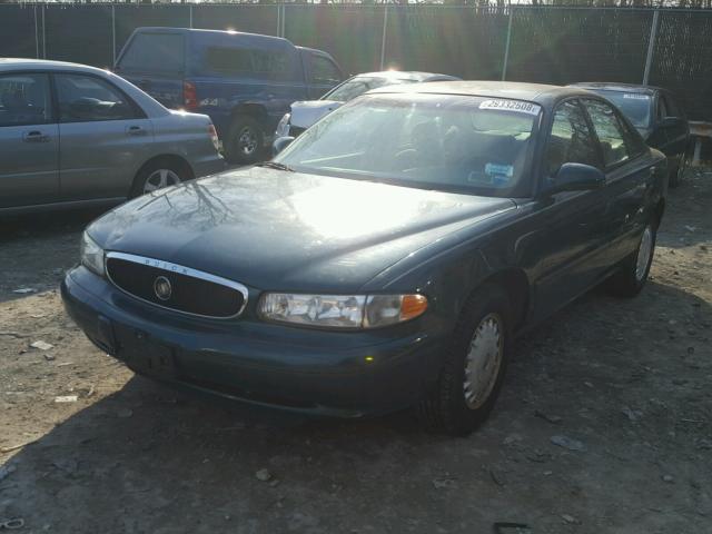 2G4WS52J6Y1141058 - 2000 BUICK CENTURY CU GREEN photo 2