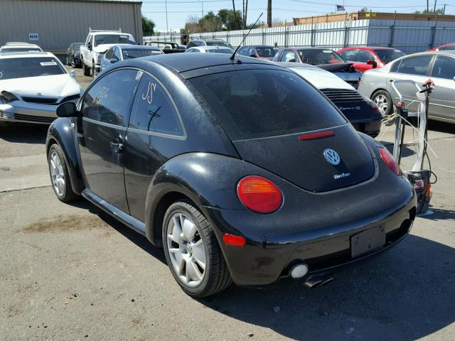 3VWFE21C62M438437 - 2002 VOLKSWAGEN NEW BEETLE 黑色 照片 3