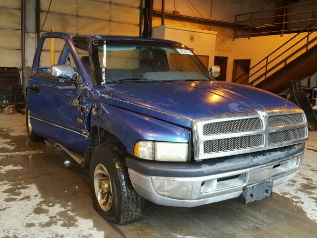 1B7KC26CXRS509365 - 1994 DODGE RAM 2500 BLUE photo 1