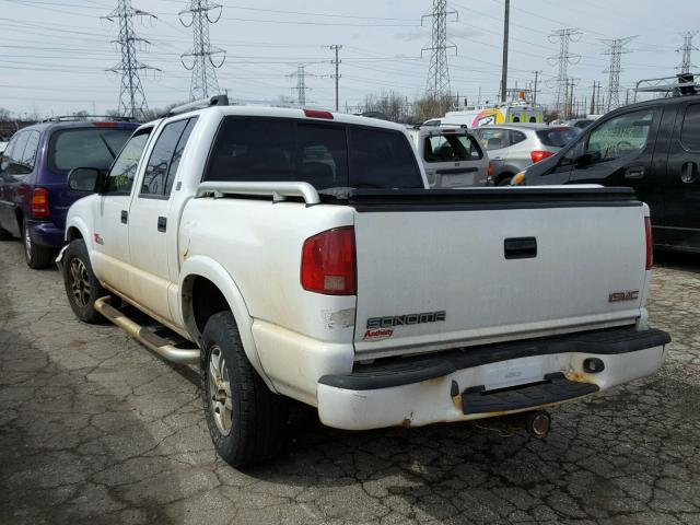 1GTDT13X24K128712 - 2004 GMC SONOMA WHITE photo 3