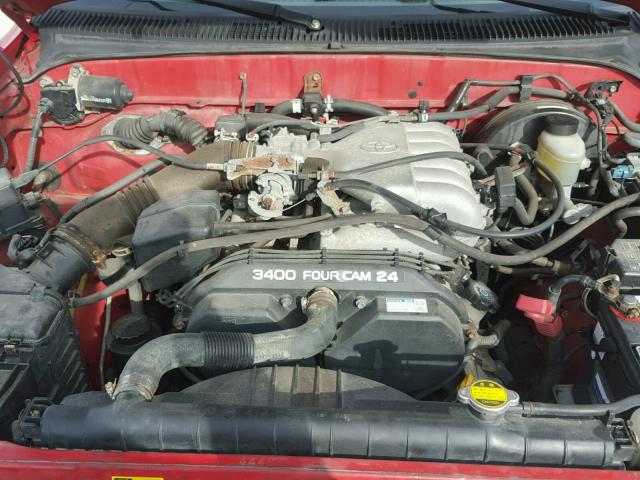 5TEHN72N91Z772505 - 2001 TOYOTA TACOMA DOU RED photo 7