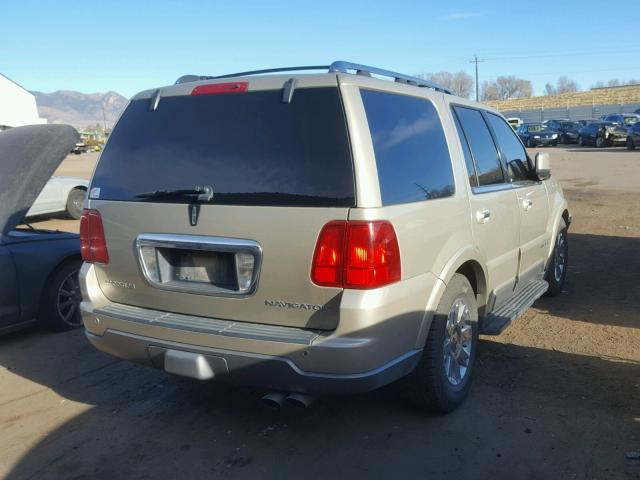 5LMFU28R54LJ10164 - 2004 LINCOLN NAVIGATOR BEIGE photo 4