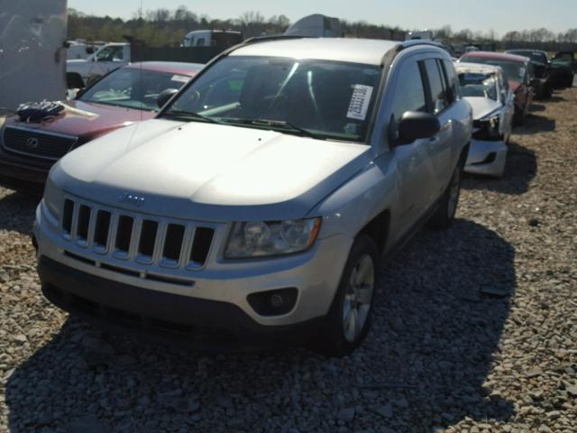 1J4NT1FA8BD259974 - 2011 JEEP COMPASS SP SILVER photo 2