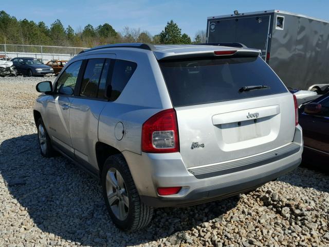 1J4NT1FA8BD259974 - 2011 JEEP COMPASS SP SILVER photo 3