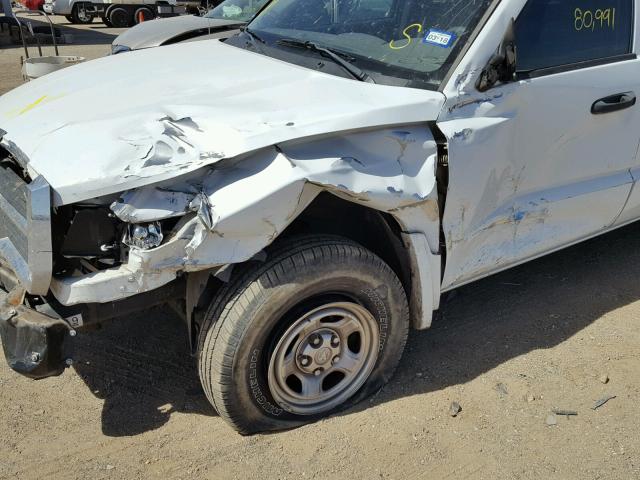 1D7HE22K56S525900 - 2006 DODGE DAKOTA ST WHITE photo 10