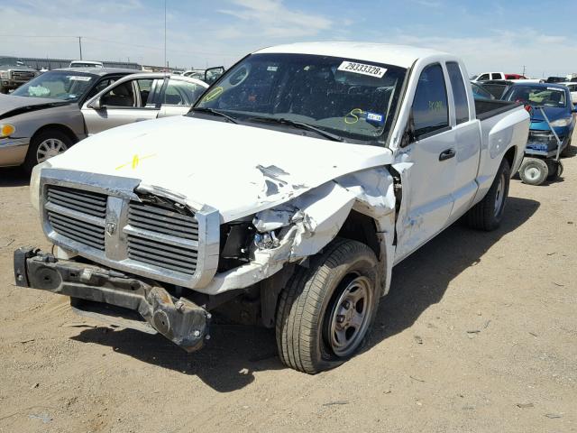 1D7HE22K56S525900 - 2006 DODGE DAKOTA ST WHITE photo 2