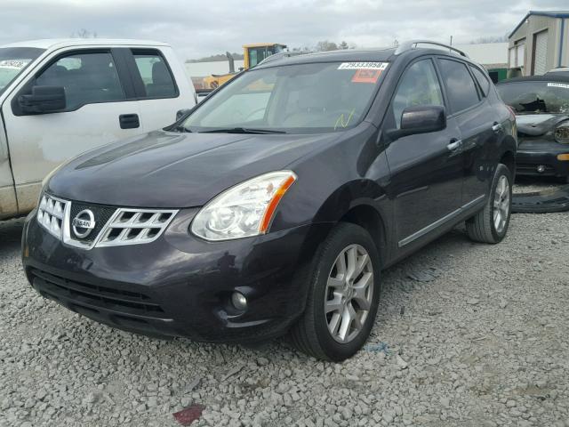 JN8AS5MT9BW167249 - 2011 NISSAN ROGUE S PURPLE photo 2