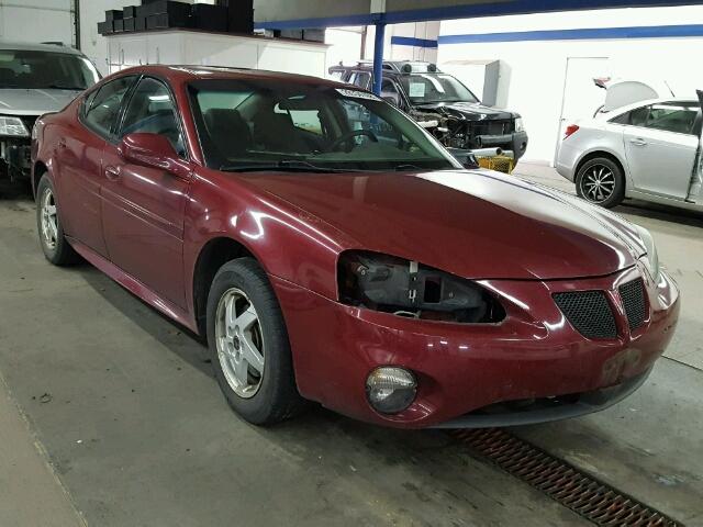 2G2WP522241355946 - 2004 PONTIAC GRAND PRIX MAROON photo 1