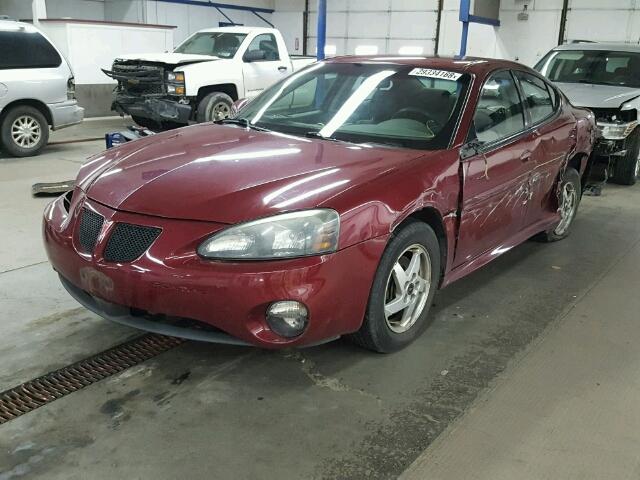 2G2WP522241355946 - 2004 PONTIAC GRAND PRIX MAROON photo 2