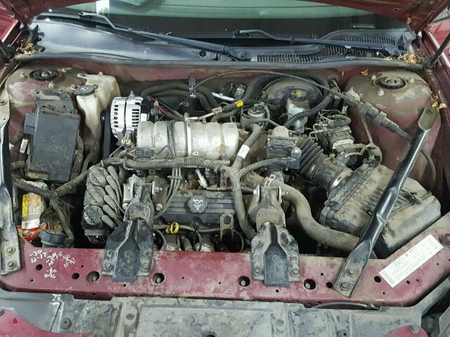 2G2WP522241355946 - 2004 PONTIAC GRAND PRIX MAROON photo 7