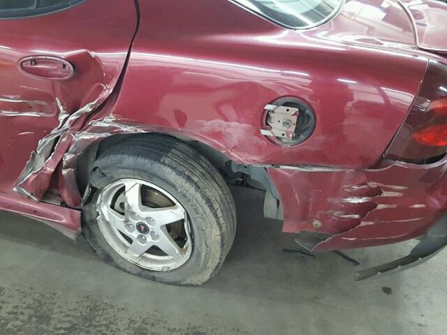 2G2WP522241355946 - 2004 PONTIAC GRAND PRIX MAROON photo 9