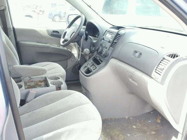 KNDMB233686208244 - 2008 KIA SEDONA EX BLUE photo 5