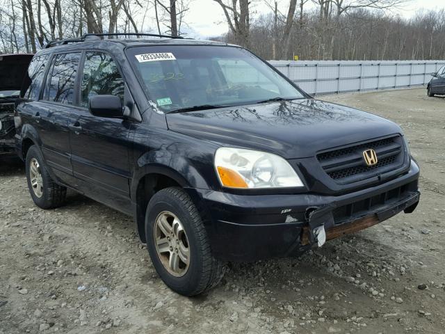 2HKYF18693H557867 - 2003 HONDA PILOT EXL BLACK photo 1